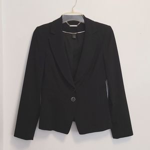 WHBM black suit coat